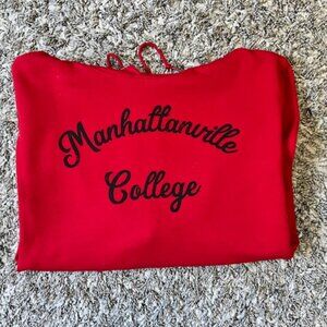 Manhattanville College Unisex Vintage Hoodie  Size Small